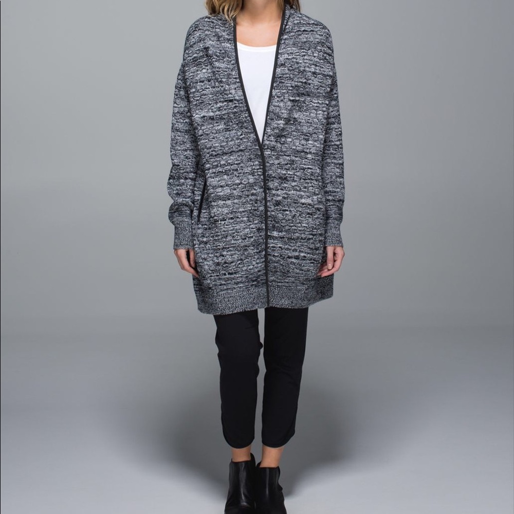 Lululemon ‘Cardi all day’ oversized wool cardigan
